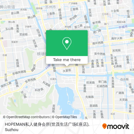 HOPEMAN私人健身会所(世茂生活广场E座店) map