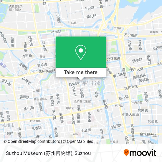 Suzhou Museum (苏州博物馆) map