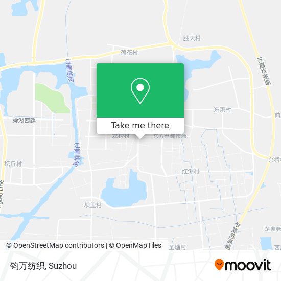 钧万纺织 map