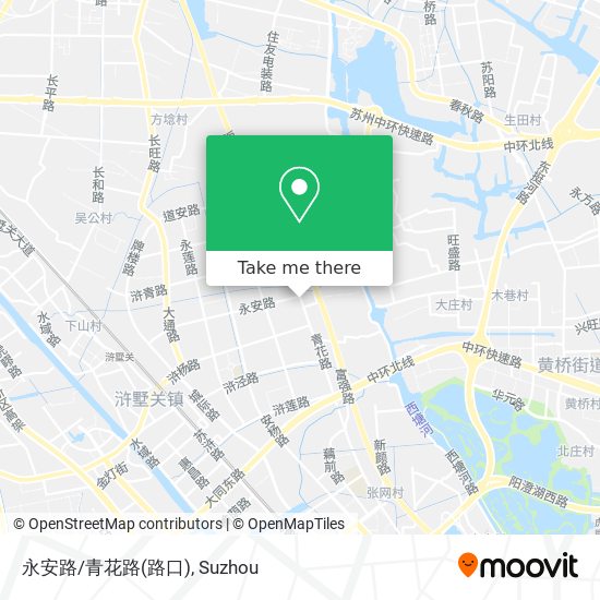 永安路/青花路(路口) map