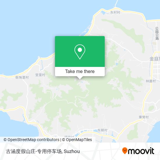 古涵度假山庄-专用停车场 map