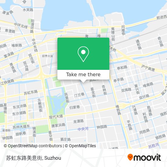 苏虹东路美意街 map