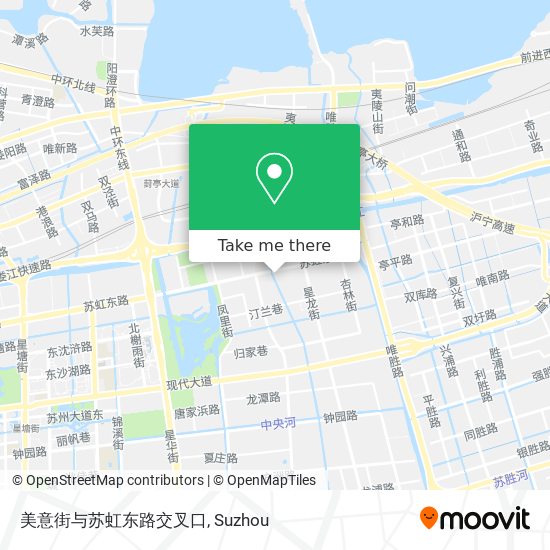 美意街与苏虹东路交叉口 map