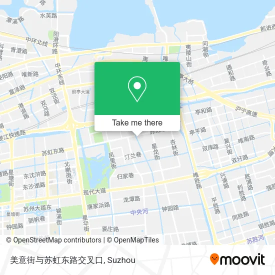 美意街与苏虹东路交叉口 map