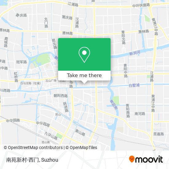 南苑新村-西门 map