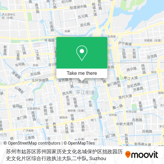 苏州市姑苏区苏州国家历史文化名城保护区拙政园历史文化片区综合行政执法大队二中队 map