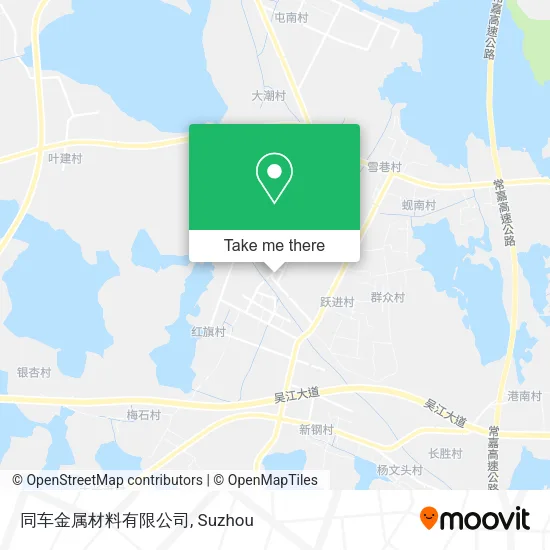 同车金属材料有限公司 map