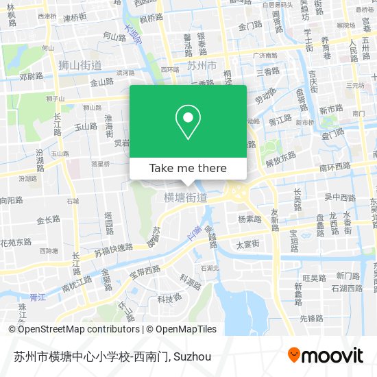 苏州市横塘中心小学校-西南门 map