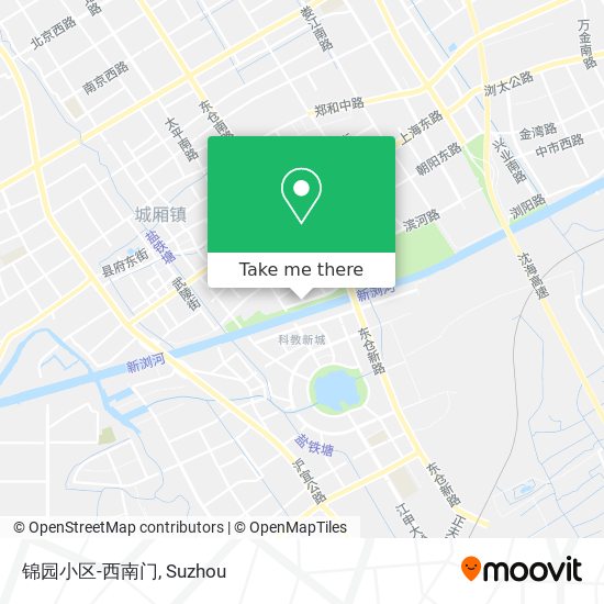 锦园小区-西南门 map