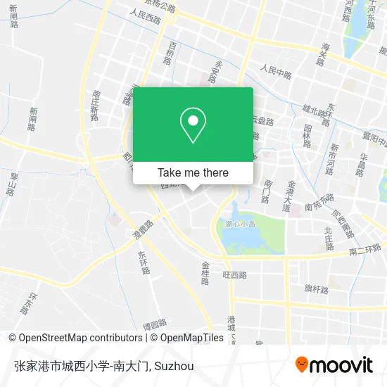 张家港市城西小学-南大门 map
