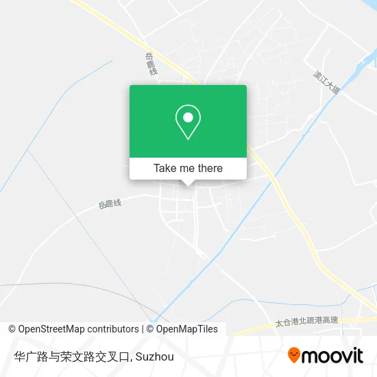 华广路与荣文路交叉口 map