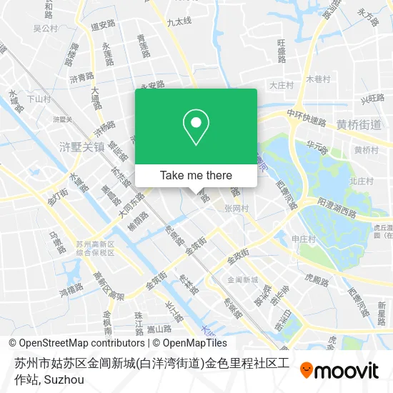 苏州市姑苏区金阊新城(白洋湾街道)金色里程社区工作站 map