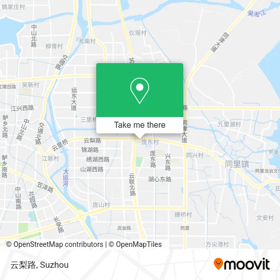 云梨路 map