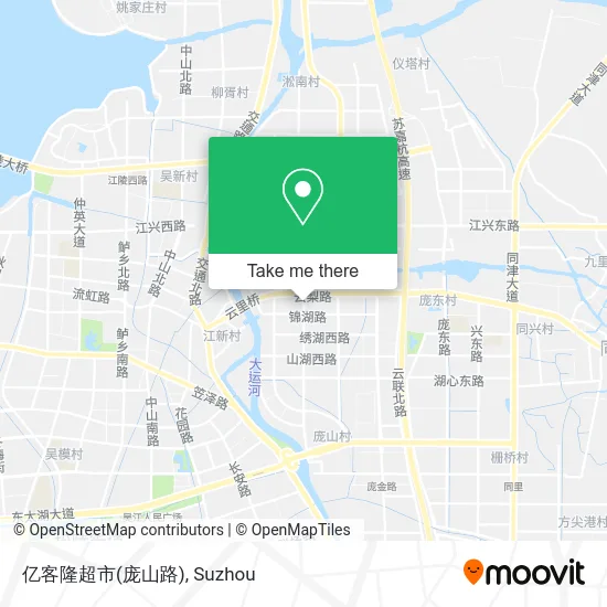 亿客隆超市(庞山路) map