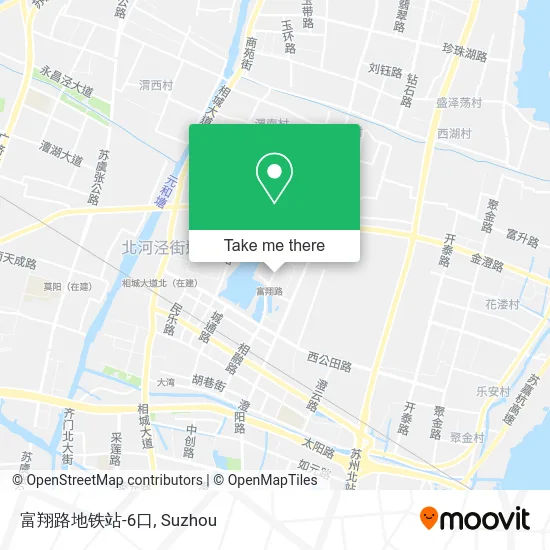 富翔路地铁站-6口 map