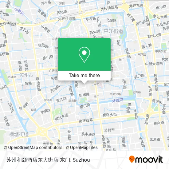 苏州和颐酒店东大街店-东门 map