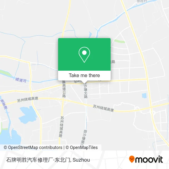 石牌明胜汽车修理厂-东北门 map