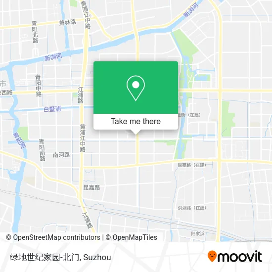 绿地世纪家园-北门 map
