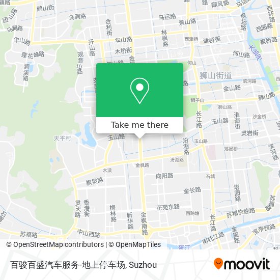 百骏百盛汽车服务-地上停车场 map