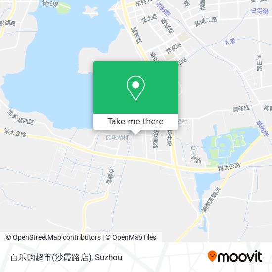 百乐购超市(沙霞路店) map