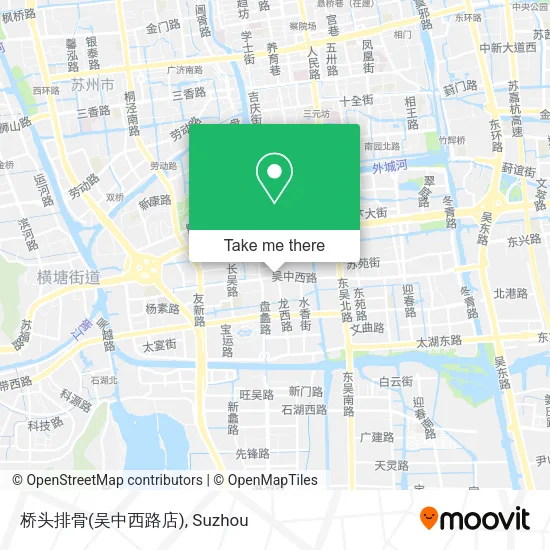 桥头排骨(吴中西路店) map