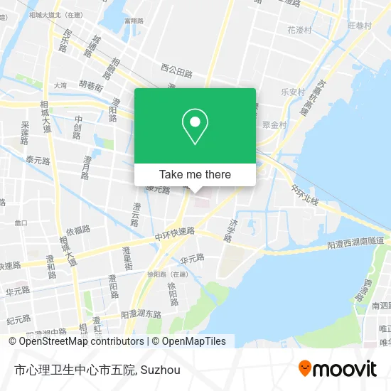 市心理卫生中心市五院 map