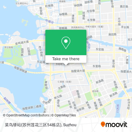 菜鸟驿站(苏州莲花三区54栋店) map