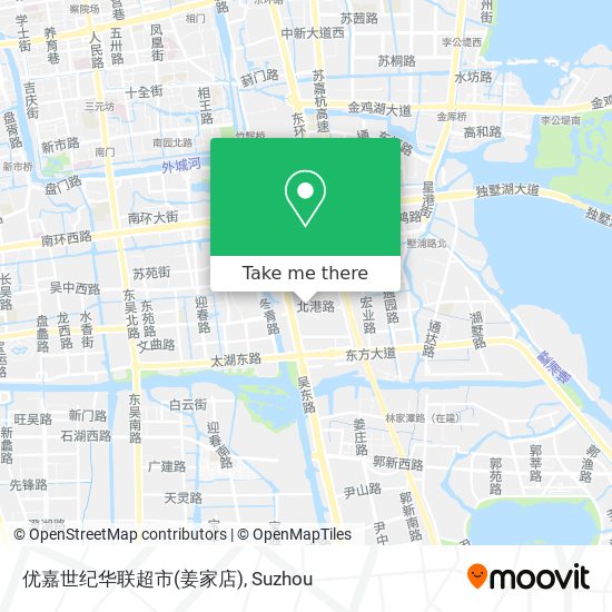 优嘉世纪华联超市(姜家店) map