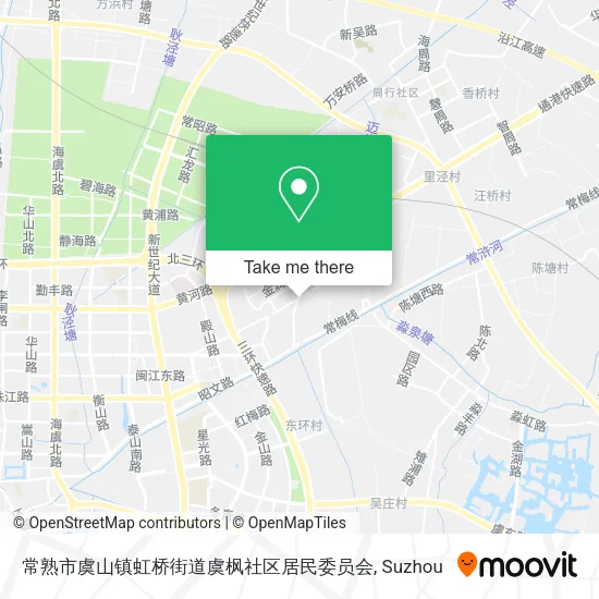 常熟市虞山镇虹桥街道虞枫社区居民委员会 map