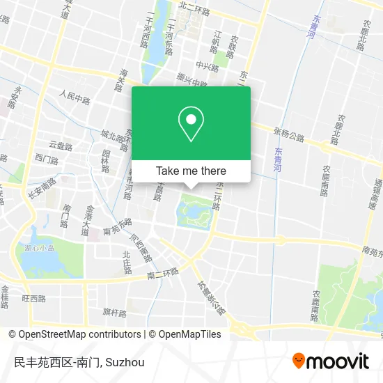 民丰苑西区-南门 map
