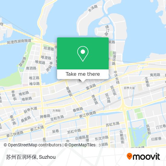 苏州百润环保 map