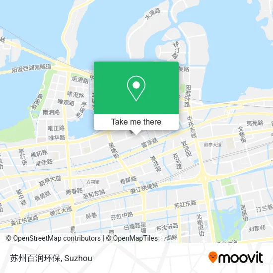 苏州百润环保 map