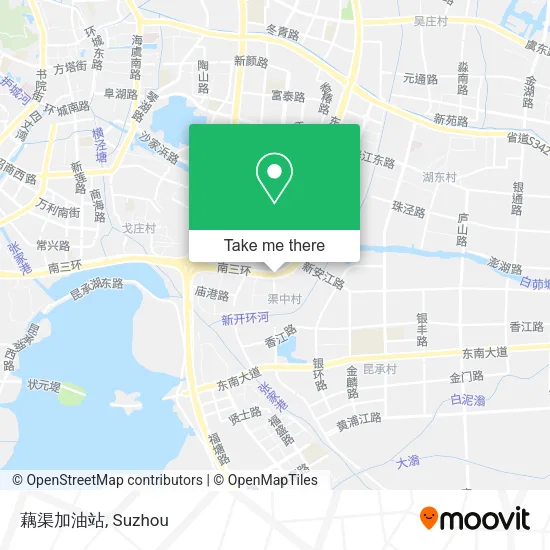 藕渠加油站 map