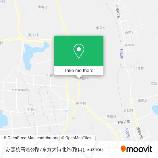 苏嘉杭高速公路/东方大街北路(路口) map