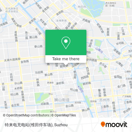 特来电充电站(维田停车场) map