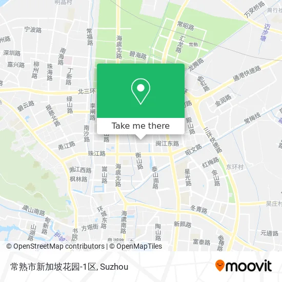 常熟市新加坡花园-1区 map