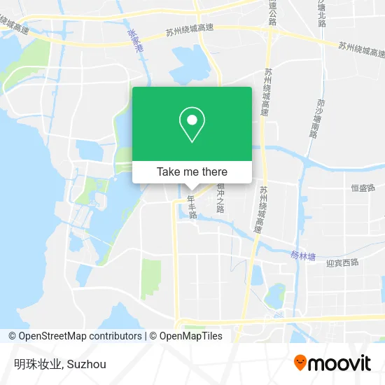 明珠妆业 map