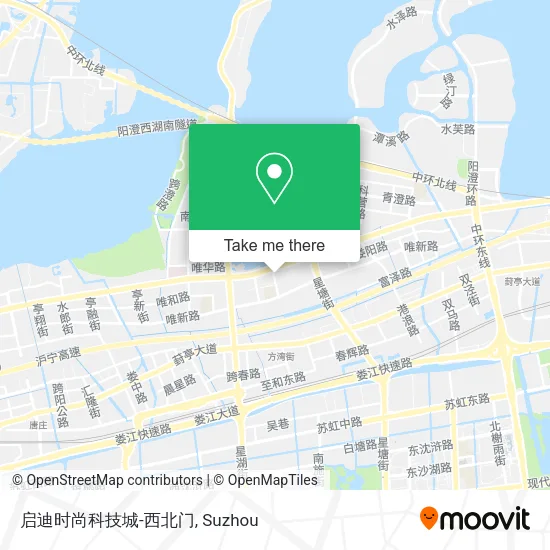 启迪时尚科技城-西北门 map