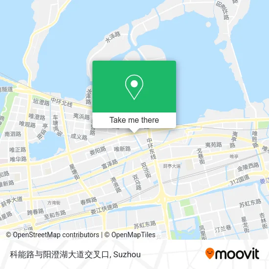 科能路与阳澄湖大道交叉口 map