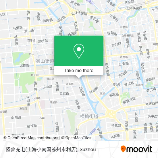 怪兽充电(上海小南国苏州永利店) map