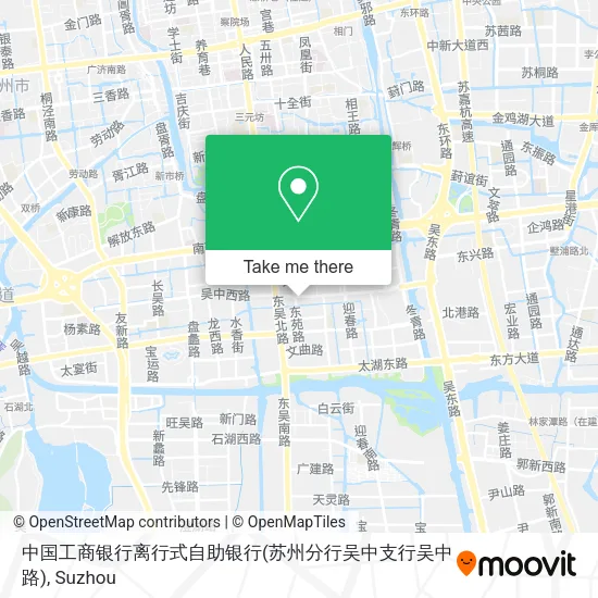 中国工商银行离行式自助银行(苏州分行吴中支行吴中路) map