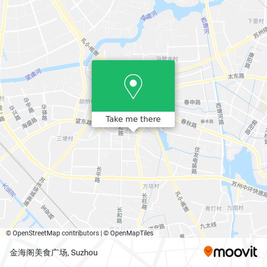 金海阁美食广场 map