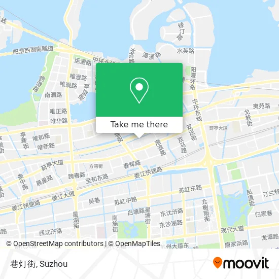 巷灯街 map