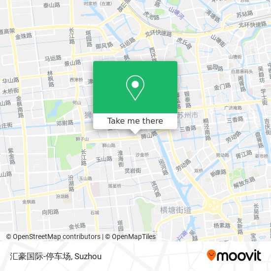 汇豪国际-停车场 map