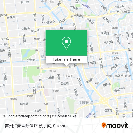 苏州汇豪国际酒店-洗手间 map