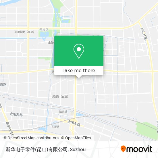 新华电子零件(昆山)有限公司 map