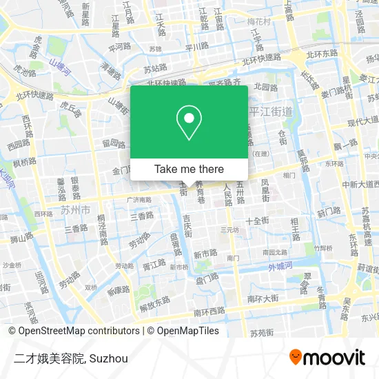 二才娥美容院 map