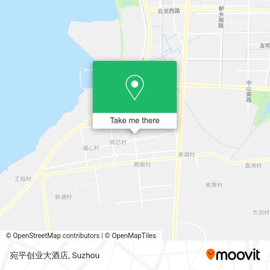 宛平创业大酒店 map