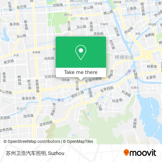 苏州卫浩汽车照明 map