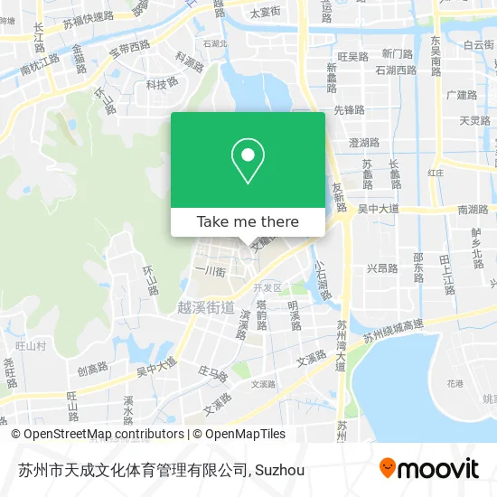 苏州市天成文化体育管理有限公司 map
